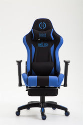 TPFLiving Bürostuhl Boack Stoff mit Fußablage